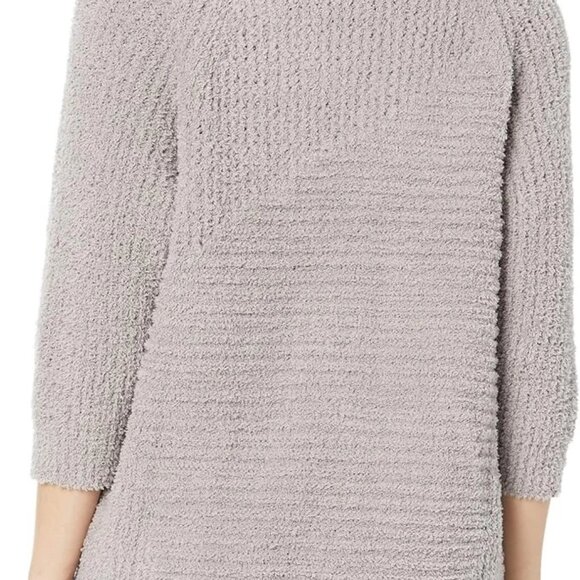 Barefoot Dreams CozyTwist Raglan Cardigan Beach Rock Size Small - Picture 9 of 9